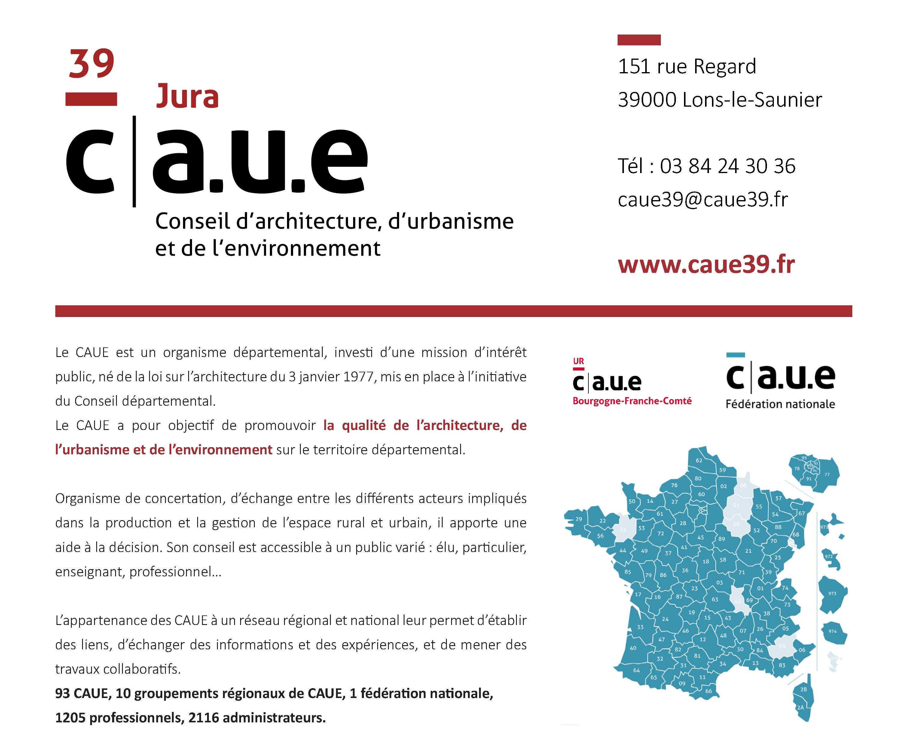 Des conseils à la carte CAUE Jura