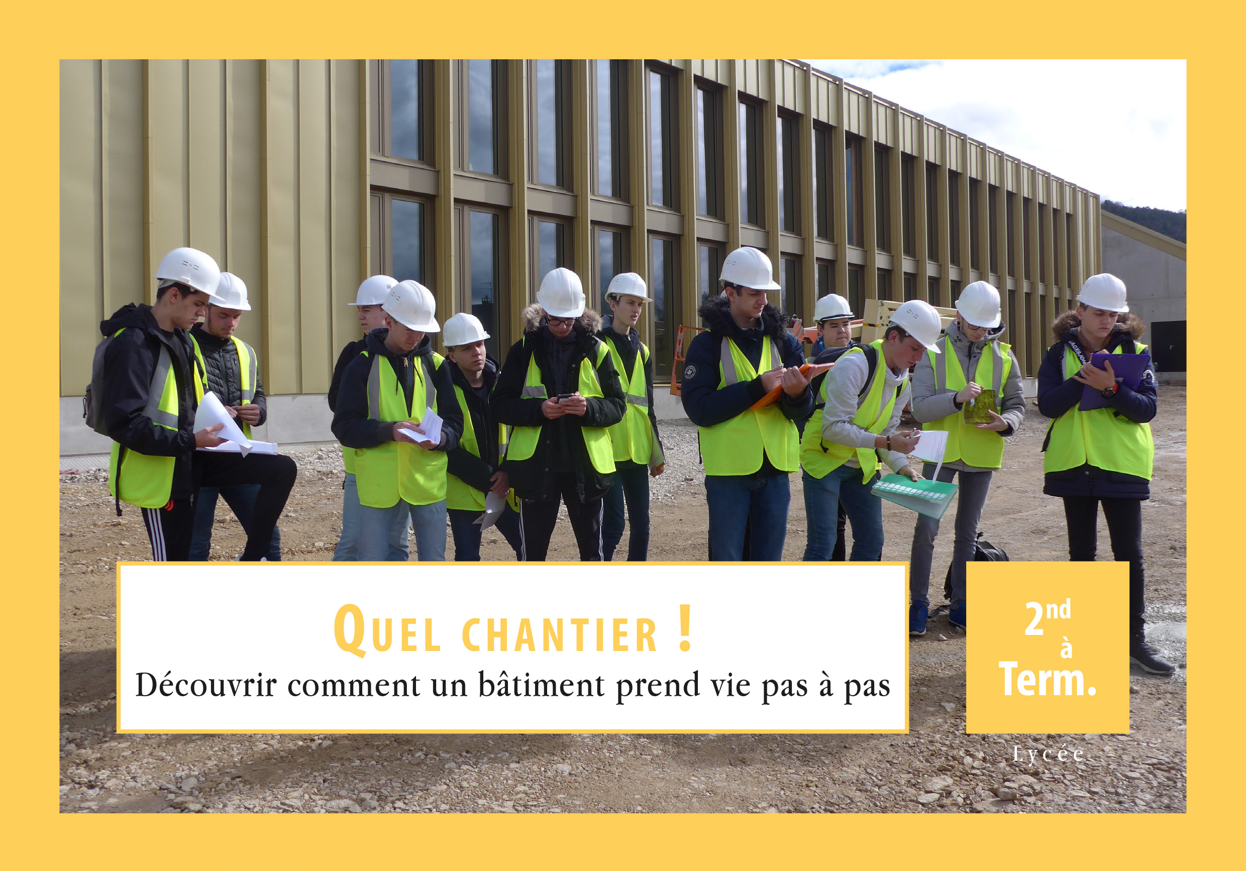 LYCEE Fiche 2nde à Terminale Quel chantier