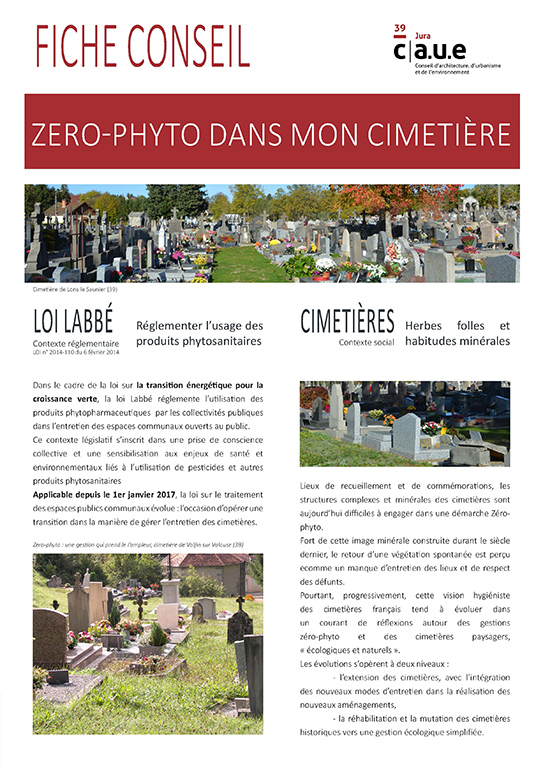 zero phyto cimetiere