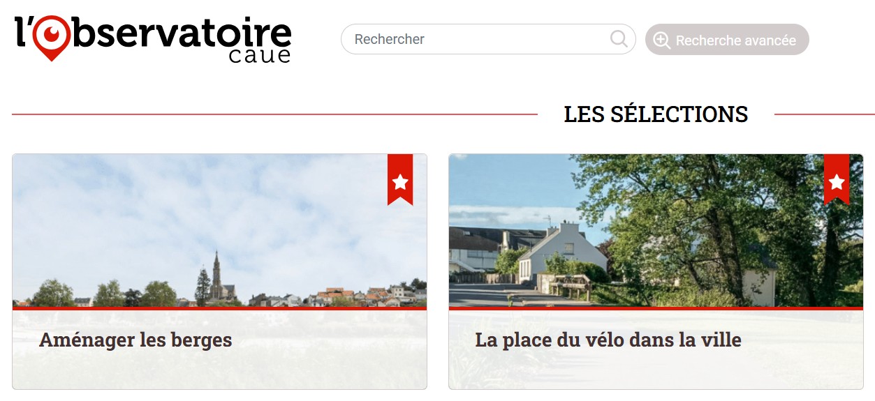L'Observatoire CAUE L'Observatoire CAUE Sélections thématiques